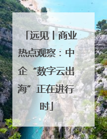 远见丨商业热点观察：中企“数字云出海”正在进行时