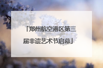 郑州航空港区第三届非遗艺术节启幕