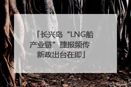长兴岛“LNG船产业链”捷报频传 新政出台在即