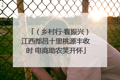 （乡村行·看振兴）江西都昌十里桃源丰收时 电商助农笑开怀