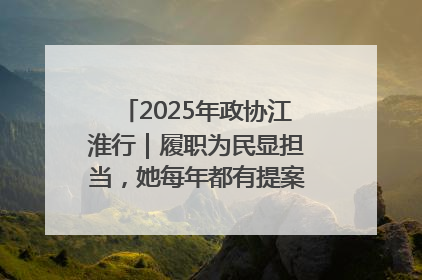 2025年政协江淮行｜履职为民显担当，她每年都有提案被评为“优秀”