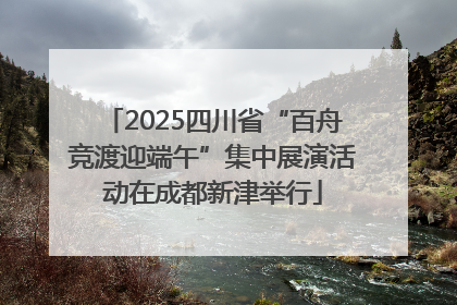 2025四川省“百舟竞渡迎端午”集中展演活动在成都新津举行