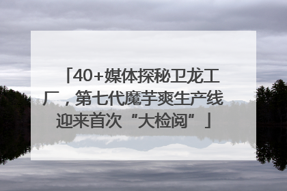 40+媒体探秘卫龙工厂，第七代魔芋爽生产线迎来首次“大检阅”