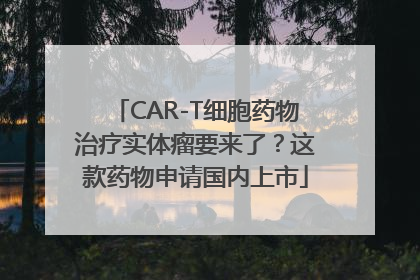CAR-T细胞药物治疗实体瘤要来了？这款药物申请国内上市