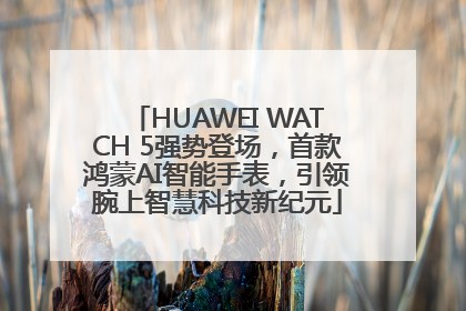 HUAWEI WATCH 5强势登场，首款鸿蒙AI智能手表，引领腕上智慧科技新纪元